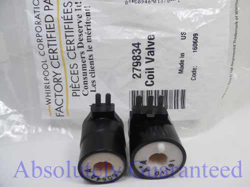 OEM Whirlpool / Kenmore valve coils part# 279834